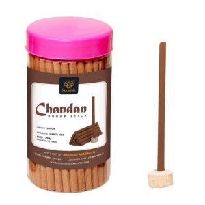 Chandan Dhoop Stick with Dhoop Holder, 200gm