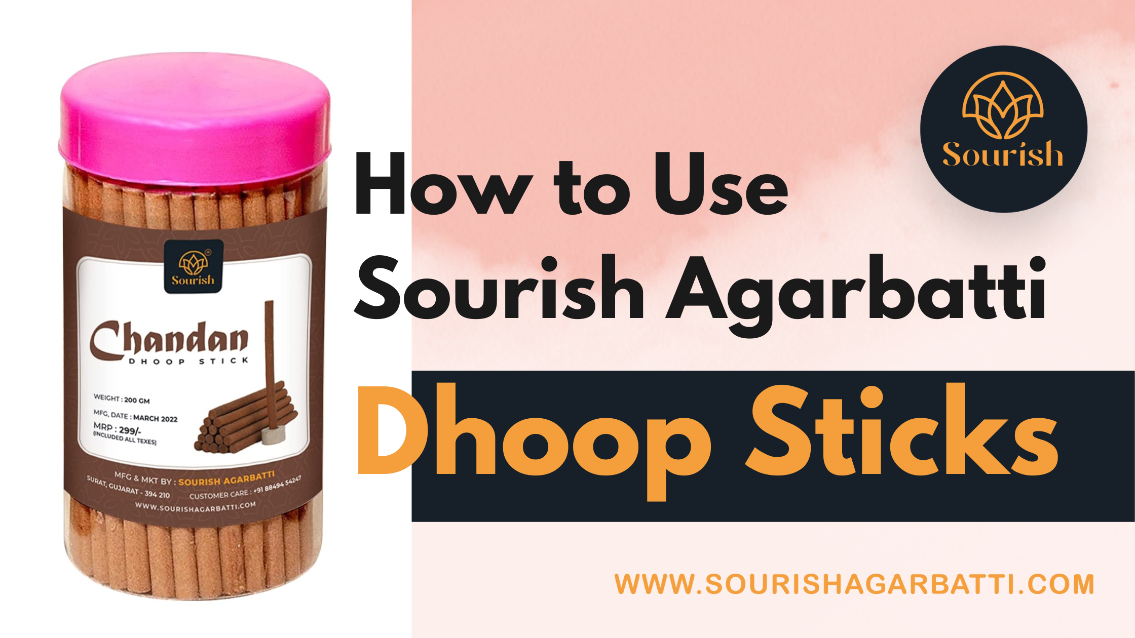 How to Use Sourish Agarbatti Dhoop Sticks 2023