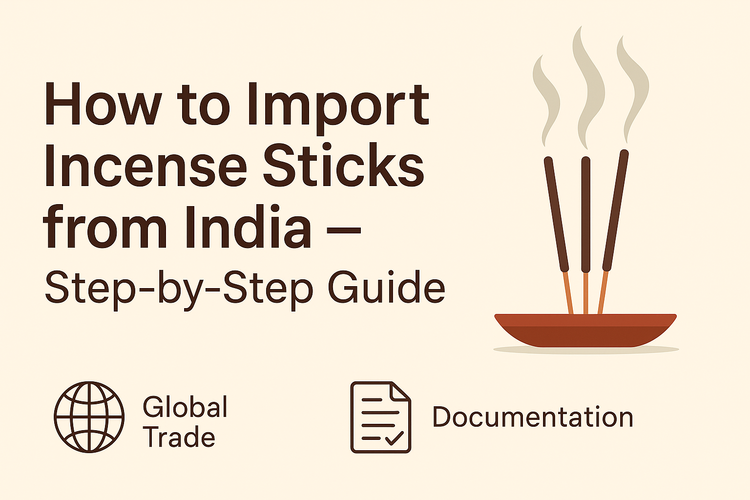 How to Import Incense Sticks from India – Step-by-Step Guide